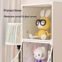 ราคา พีวีซีโปร่งใสป้องกันฝุ่นผ้าม่านเจาะฟรีแม่เหล็กที่แข็งแกร่งปิดกั้นผ้าม่านแสดงตู้ชั้นวางหนังสือชั้นวางผ้าม่านกันน้ํา (57707344357)