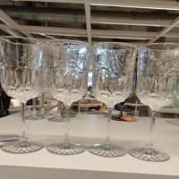 ราคา IKEA แก้วไวน์ แก้ว ขนาด 27 cl.ชุดละ4 ใบ (5856309758)