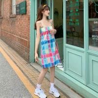 ราคา C.ตารางสก๊อต Mini dress ลายสก็อตสีพลาสเทล (2284017798)