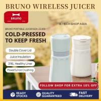 ราคา BRUNO เครื่องคั้นน้ําผลไม้ไร้สาย Mini Juicer Bruno เครื่องปั่นแบบพกพา Usb Juicer 316 แบบพกพา Retro Juicer ถ้วย Bruno ถ้วยน้ําอสุจิ (53208164481)