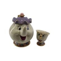 ราคา Other brands Interior Goods Beauty and the Beast Mrs. Potts Chip Tea Set Direct from Japan Secondhand (48554036059)