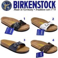 ราคา Birkenstock classic man/women cork รองเท้าแตะรองเท้าชายหาดลําลอง Madrid series 34-44 (52258551340)