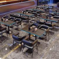 ราคา โต๊ะกินข้าว ชุดโต๊ะและเก้าอี้บาร์สำหรับร้านชานม ร้านอาหาร โซฟาบูธ โต๊ะและเก้าอี้มีไฟสำหรับเลานจ์ ผับ บาร์ดนตรี (46556880318)