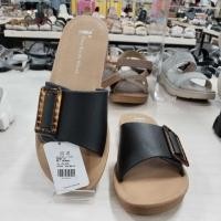 ราคา POLO RALPH HOUSE รองเท้าแตะผู้หญิง THA 305_BLACK (26087963344)