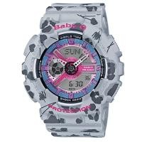 ราคา Casio Baby-G นาฬิกาข้อมือผู้หญิง สายเรซิ่น รุ่น BA-110FL-8A - สีเทา (283188284)