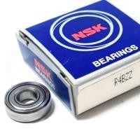 ราคา R4BZZ ( 1/4" x 5/8" x 3/4" = 6.350 x 15.875 x 4.762 mm.) NSK Deep Groove Ball Bearing ตลับลูกปืนเม็ดกลม ฝาเหล็ก (29650800360)