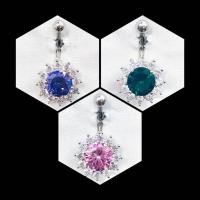 ราคา  จิวสะดือ สีเงิน ประดับคริสตัลแท้ swarovski ขนาดก้าน 1.6 mm ความยาวทั้งหมดประมาณ 2.5 cm สินค้าจริงสวยงามมาก (384509086)