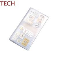 ราคา TECH Notebook Zipper Bag Student Journal Supplies Card Holder Storage For Midori Travelers Standard Passport PVC Zipper Bag (47101646989)