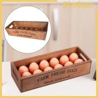 ราคา [SIMHOA] ตะกร้าเก็บไข่ไม้แบบพกพาตะกร้า Farmhouse Organizer Slot Display สําหรับไข่สดไก่เป็ดนกกระทา (47657481129)