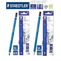 ราคา STAEDTLER Mars Lumograph ดินสอเขียนแบบ แบบกล่อง 12 แท่ง มีระดับความเข้ม EE / 2B / (11628004118)