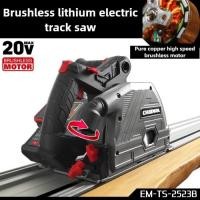 ราคา Dust-free Track Saw Brushless Electric Circular Saw Woodworking Gypsum Board Cutting Machine Saws H (50057183803)