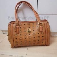 ราคา กระเป๋า MCM ของแท้ 14นิ้ว สูง 5.5นิ้ว สภาพสวย อะไหล่ทองสวย (12629675001)