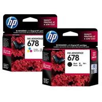 ราคา หมึก HP 678 Black Ink Cartridge HP 678 Tri-color Ink Cartridge (3165188979)