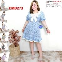 ราคา เดรส สาวอวบ ชุดทำงาน แฟชั่น 2XL - 3XL เสื้อผ้าคนอ้วน เสื้อผ้าสาวอวบ DMD273 (20912452191)