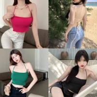 ราคา Olivia‍♀️ไหมพรมคล้องคอ สีพื้น สีสด เชือกผูก โชว์หลัง เซ็กซี่ ฟรีไซส์ พร้อมส่ง‍♀️ #98076 (17178403076)