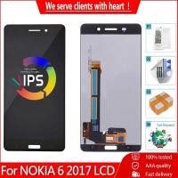ราคา 5.5 "สําหรับ Nokia 6 2017 จอแสดงผล LCD สําหรับ Nokia 6 N6 TA-1021 TA-1025 TA-1033 จอแสดงผล LCD Touch Screen Digitizer เปลี่ยน (26077807516)