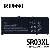 ราคา รับประกัน 2 ปี BATTERY HP SR03XL แบตเตอรี่ เอชพี Omen 15-CE 2017 Omen 15 2018 Series แท้ (26721915768)