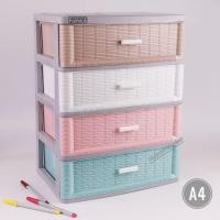 ราคา ลิ้นชักเอกสารตั้งโต๊ะอเนกประสงค์ keyway4ชั้น CR-664 ใส่ A4 ได้ แนวขวาง (924911798)