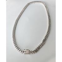 ราคา สร้อยคอลายเลสแบนเงินแท้925 เครื่องประดับเงินแท้ (49158209280)