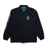 ราคา SLUM LTD - RIPNDIP Nermhog Coach Jacket Black (9632420615)