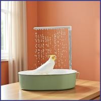 ราคา อัตโนมัติ Bird Bath Conure Waterer สเปรย์ปั๊ม USB ขับเคลื่อน Parakeet Bird Bath สําหรับ Cockatiel ขนาดเล็กขนาดกลาง smbth (52158169046)