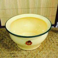 ราคา กระโถนเคลือบสีเหลือง ขนาด 20 cm (ราคาชุด 6 ใบ) (4079375691)