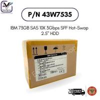 ราคา 43W7535 IBM 73GB SAS 10K 3Gbps SFF Hot-Swap 2.5" HDD ฮาร์ดดิสก์ รับประกัน 1 ปี New Inbox (25092125350)