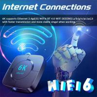 ราคา กล่องรับสัญญาณ ☢ Android 12.0 รองรับ CPU Allwinner H618 รองรับเครื่องเล่นมีเดีย 6K HDR 4Gb RAM (41554246538)