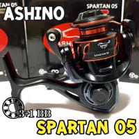 ราคา [ส่งฟรี] รอกสปิน เบอร์ 500 Ashino SPARTAN 05 สปาตัน 3+1BB ตัวเล็ก ตกสปิ๋ว ตกกุ้ง (43169456496)
