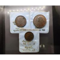 ราคา เหรียญเทิดพระเกียรติ ร5 รัชกาลที่5 หลัง ช้างสามเศียร เนื้อนวะโลหะ (ครบชุด 3 ขนาด) หลวงพ่อเกษม ปี 2535 ผิวเดิม ซองเดิม (44657869821)