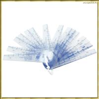 ราคา [HRED] เกจวัดฟีลเลอร์พลาสติก 0.05-2 มม. เครื่องมือวัดความหนา 20 in 1 Feeler Gauge สําหรับช่องว่างวัด (44957611197)