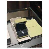 ราคา สร้อยคอมรกตม่วง Van Cleef & Arpels แบบดอกไม้เดี่ยว .gold plated 18K (48457945109)