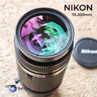 ราคา เลนส์ Nikon AF Nikkor 75–300mm f/4.5–5.6 Mount F พร้อม ขาจับขาตั้ง (Tripod Collar) (46706091726)