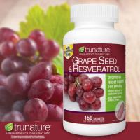 ราคา Trunature Grape Seed And Resveratrol, 150 Tablets (EXP. 12/2020) (1551367797)