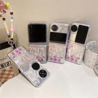 ราคา LUKEN เคสโทรศัพท์สําหรับ Samsung Galaxy Z Flip 6 5 4 3 OPPO ค้นหา N2 Flip N3 Flip น่ารัก Shinny ปราสาทปกหลังพร้อมโซ่สําหรับ Flip3 Flip4 Flip5 Flip6 N2Flip N3Flip Z Flip 7 (43505759539)