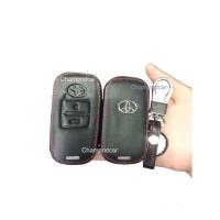 ราคา ซองรีโมท ซองหนังแท้รีโมทรถยนต์(เฉพาะรุ่นรถToyota Yaris ativ2022)สีดำตัดด้ายแดง (29454846120)