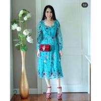 ราคา [มือ2] เดรสงานปัก ป้าย Widelia@real (22077090089)