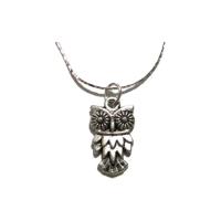 ราคา TANITTgems สร้อยคอทองคำขาวประดับจี้นกฮูก (216726821)