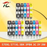 ราคา ตลับหมึกที่รองรับ 570XL 571XL PGI570 CLI571 PGI570 CLI-571 สำหรับ Canon PIXMA MG5750 MG5751 MG5 (25659129020)