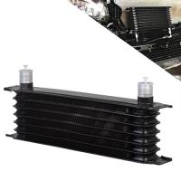 ราคา UNIVERSAL Aluminum OIL COOLER 7 ROW 10AN-10AN ENGINE TRANSMISSION OIL COOLER KIT TRUST TYPE (40128497290)