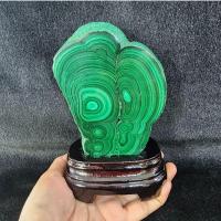 ราคา หินมาลาไคต์ มาลาไคต์ หินมาลาไคท์ มาลาไคท์(Malachite)สูง 16 ซม.หน้ากว้าง 8.5 ซม. หนา 4 ซม.น้ำหนักรวมฐาน 497.4 g. (22471431673)