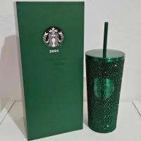 ราคา ถ้วยเก็บความร้อนสตาร์บัคส์พร้อม พลอยเทียม 500มล ขวดน้ําสแตนเลส 340 พร้อมฝาปิดปิดผนึกเต็มกล่องและหลอด (26034813125)