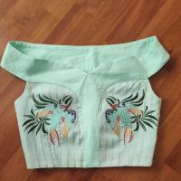 ราคา เสื้อครอปสีเขียวมิ้น (19715212594)