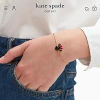 ราคา [ของแท้] พร้อมส่ง Kate Spade Disney X Kate Spade New York Minnie Slider Bracelet สร้อยข้อมือหญิง (40929739325)