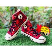 ราคา รองเท้ากีฬา ยี่ห้อ Converse all star ✨ของแท้มือสอง สภาพสวยๆ พื้นแน่นๆเต็มๆ ✨ไซส์ 36.5 ยาว 23 cm. (25604734953)