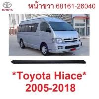 ราคา ตัวนอก คิ้วรีดน้ำประตู โตโยต้า คอมมิวเตอร์ ไฮเอช 2005 - 2018 คิ้วรีดน้ำขอบกระจก ยางรีดน้ำ รถตู้ TOYOTA COMUTER HIACE (10596007707)