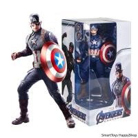 ราคา ZT Marvel Avengers EndGame Captain America figure Model ฟิกเกอร์โมเดลกัปตันอเมริกาลิขสิทธิ์แท้รุ่นพิเศษ (11783664157)