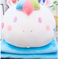 ราคา หมอนผ้าห่มม้ายูนิคอร์น unicorn สีขาวพาสเทลทรงกลมขนาด 15 นิ้ว ราคา 450 บาท สินค้าลิขสิทธิ์ sanrio แท้ค่ะ (4536956749)