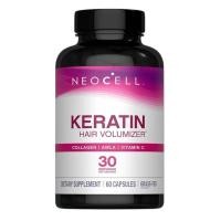 ราคา NeoCell Keratin Hair Volumizer Collagen, Amla Extract and Vitamin C, Hair and Skin Supplement (60Capsules) (50256347092)