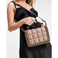 ราคา กระเป๋าสะพายข้างแบบควิลท์ Topshop พร้อมสายโซ่ (29815197040)